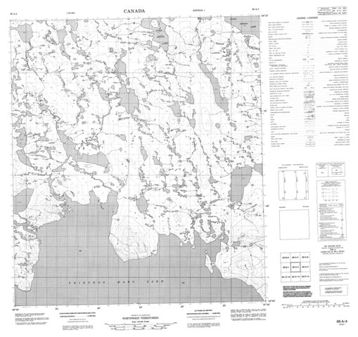 No Title Topographic Paper Map 066A04 at 1:50,000 scale