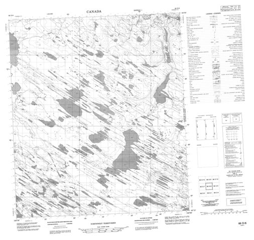 No Title Topographic Paper Map 066D08 at 1:50,000 scale