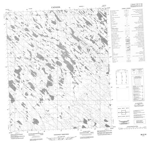 No Title Topographic Paper Map 066D16 at 1:50,000 scale