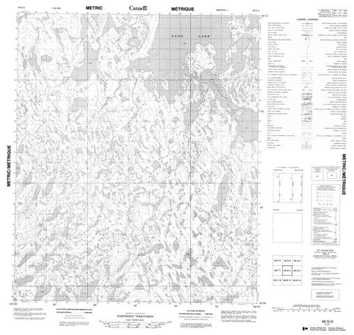 No Title Topographic Paper Map 066G04 at 1:50,000 scale
