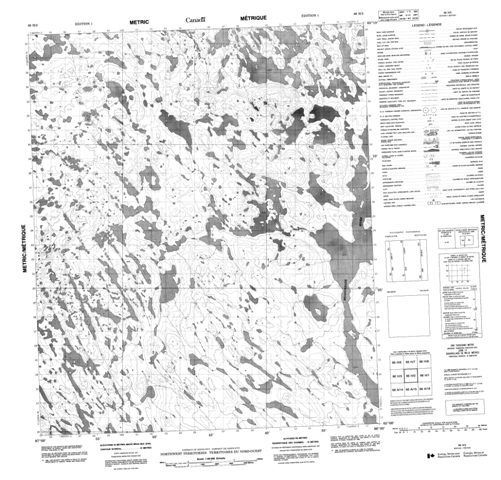 No Title Topographic Paper Map 066H02 at 1:50,000 scale