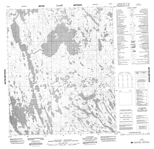No Title Topographic Paper Map 066H03 at 1:50,000 scale