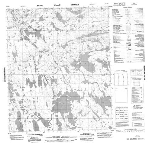 No Title Topographic Paper Map 066H06 at 1:50,000 scale