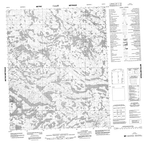 No Title Topographic Paper Map 066H10 at 1:50,000 scale