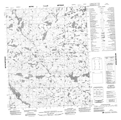 No Title Topographic Paper Map 066H16 at 1:50,000 scale