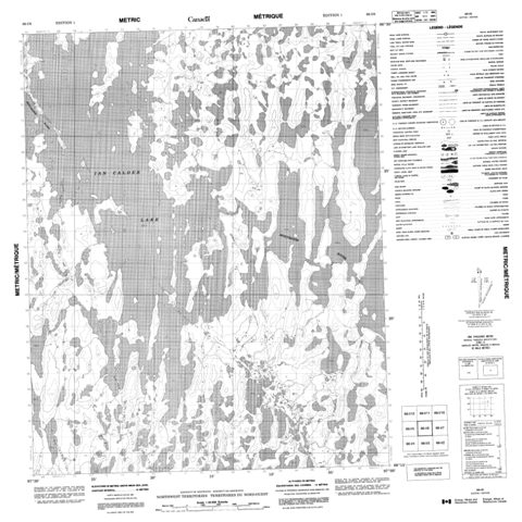 No Title Topographic Paper Map 066I06 at 1:50,000 scale