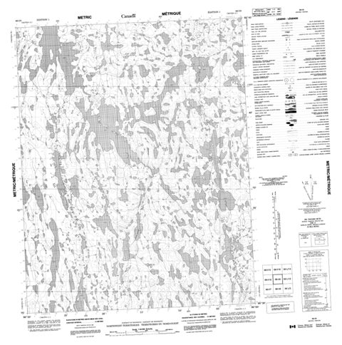 No Title Topographic Paper Map 066I09 at 1:50,000 scale