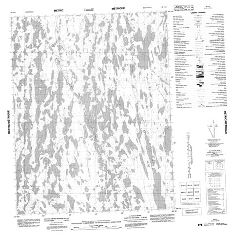 No Title Topographic Paper Map 066I10 at 1:50,000 scale
