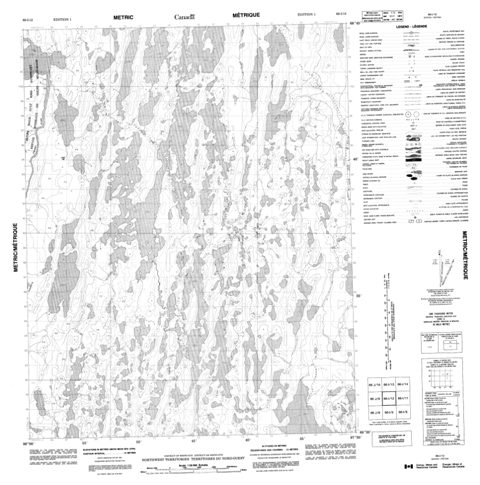 No Title Topographic Paper Map 066I12 at 1:50,000 scale