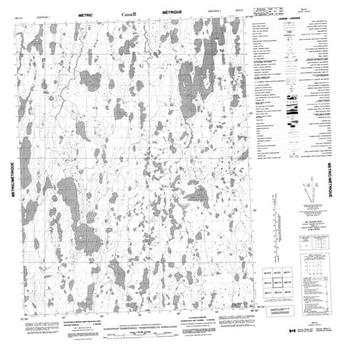 No Title Topographic Paper Map 066I15 at 1:50,000 scale