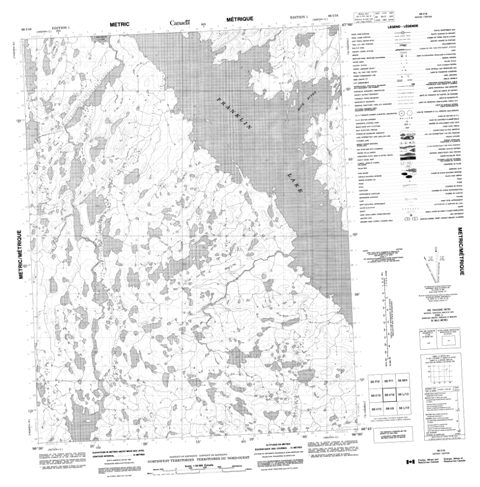 No Title Topographic Paper Map 066I16 at 1:50,000 scale