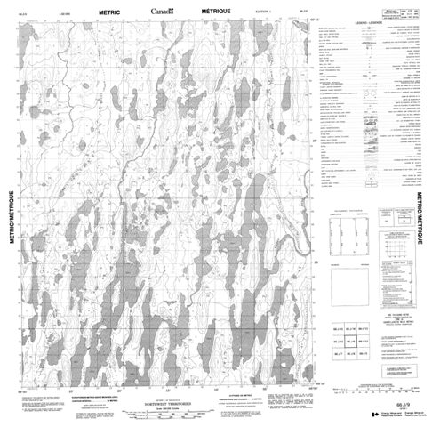 No Title Topographic Paper Map 066J09 at 1:50,000 scale