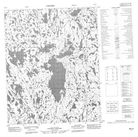 No Title Topographic Paper Map 066L02 at 1:50,000 scale