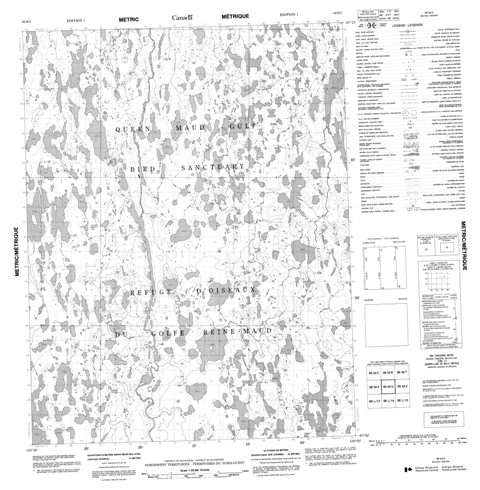 No Title Topographic Paper Map 066M03 at 1:50,000 scale