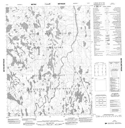 No Title Topographic Paper Map 066M05 at 1:50,000 scale