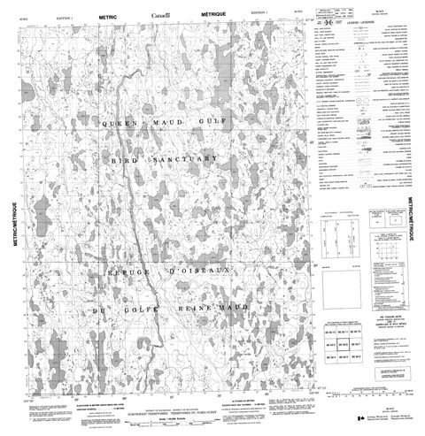 No Title Topographic Paper Map 066M06 at 1:50,000 scale