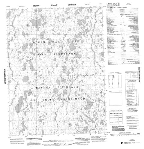 No Title Topographic Paper Map 066M11 at 1:50,000 scale
