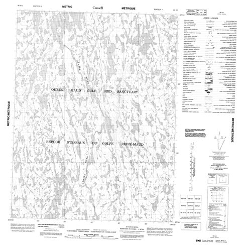 No Title Topographic Paper Map 066N02 at 1:50,000 scale