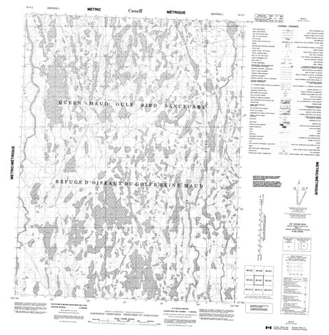 No Title Topographic Paper Map 066N03 at 1:50,000 scale
