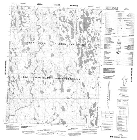 No Title Topographic Paper Map 066N04 at 1:50,000 scale