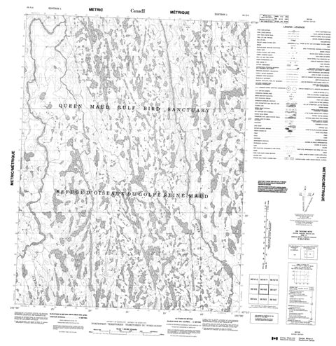 No Title Topographic Paper Map 066N06 at 1:50,000 scale