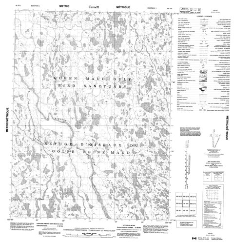 No Title Topographic Paper Map 066N09 at 1:50,000 scale