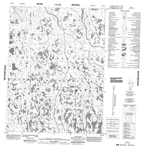 No Title Topographic Paper Map 066N10 at 1:50,000 scale