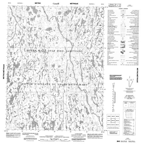 No Title Topographic Paper Map 066O04 at 1:50,000 scale