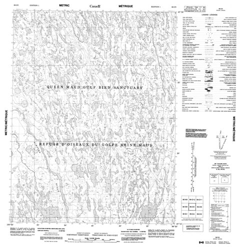 No Title Topographic Paper Map 066O05 at 1:50,000 scale