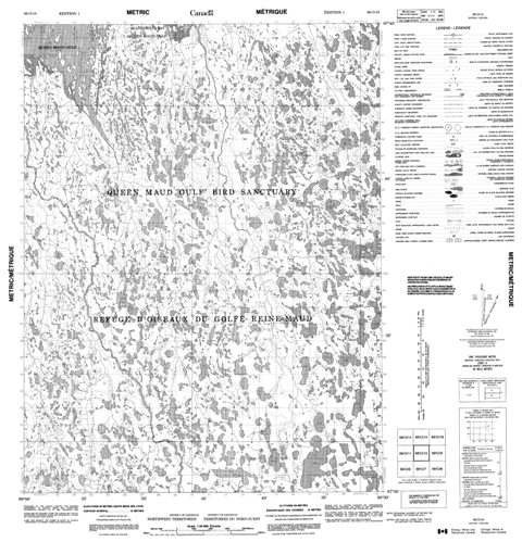 No Title Topographic Paper Map 066O10 at 1:50,000 scale