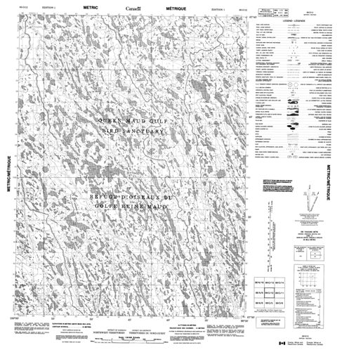 No Title Topographic Paper Map 066O12 at 1:50,000 scale