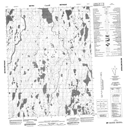 No Title Topographic Paper Map 066P02 at 1:50,000 scale