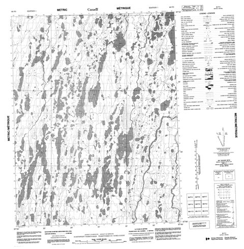 No Title Topographic Paper Map 066P03 at 1:50,000 scale