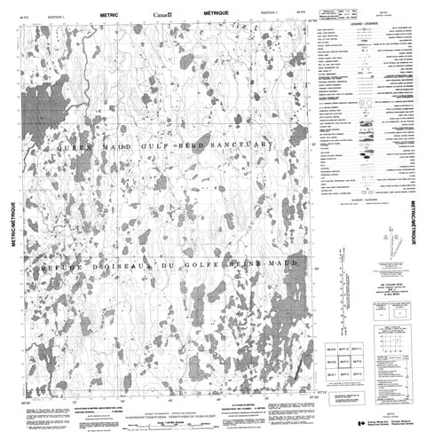 No Title Topographic Paper Map 066P05 at 1:50,000 scale