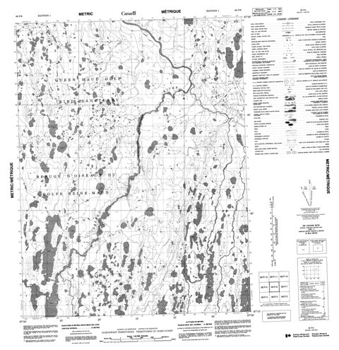 No Title Topographic Paper Map 066P06 at 1:50,000 scale