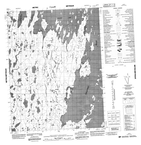 No Title Topographic Paper Map 066P08 at 1:50,000 scale