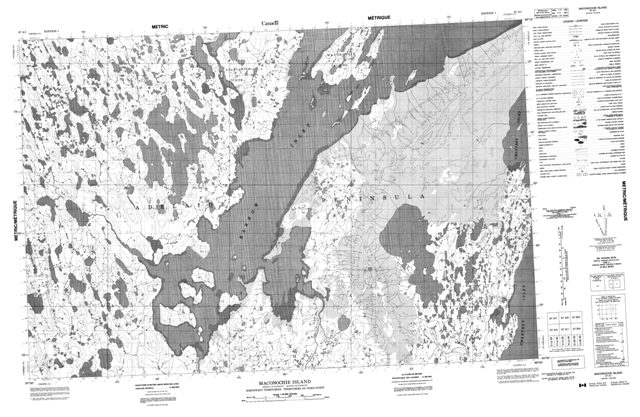Maconochie Island Topographic Paper Map 067A01 at 1:50,000 scale