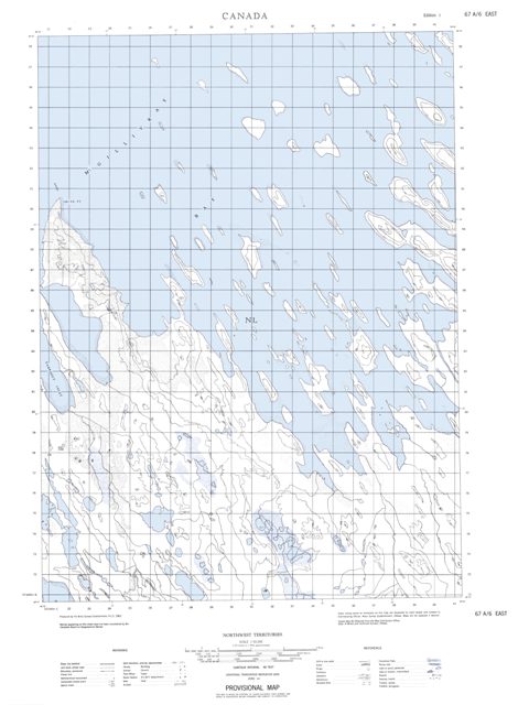 No Title Topographic Paper Map 067A06E at 1:50,000 scale