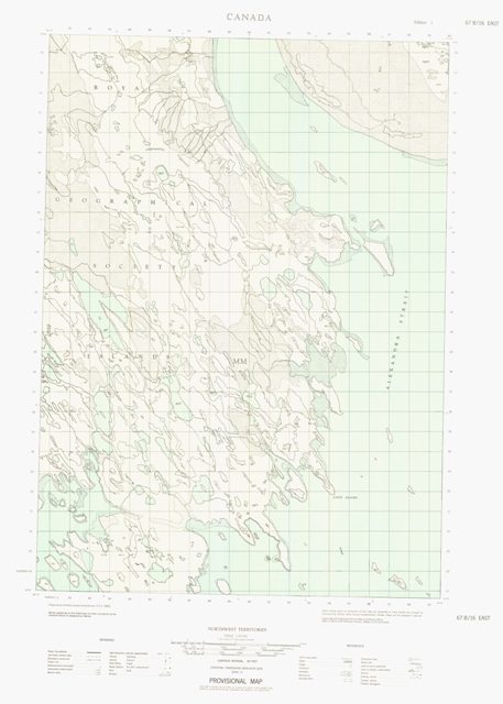 No Title Topographic Paper Map 067B16E at 1:50,000 scale
