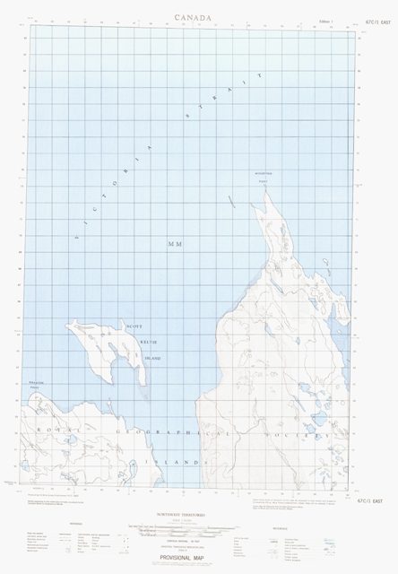 No Title Topographic Paper Map 067C01E at 1:50,000 scale