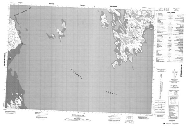 Cape Adelaide Topographic Paper Map 067C07 at 1:50,000 scale