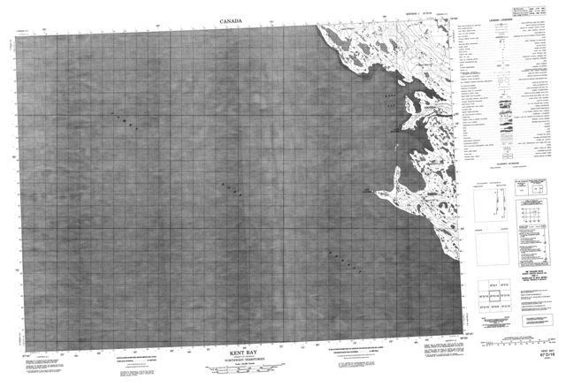Kent Bay Topographic Paper Map 067D16 at 1:50,000 scale