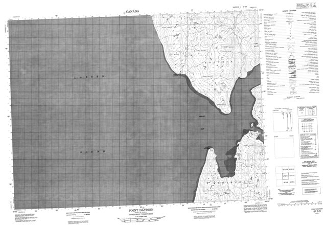 Point Davison Topographic Paper Map 067E09 at 1:50,000 scale
