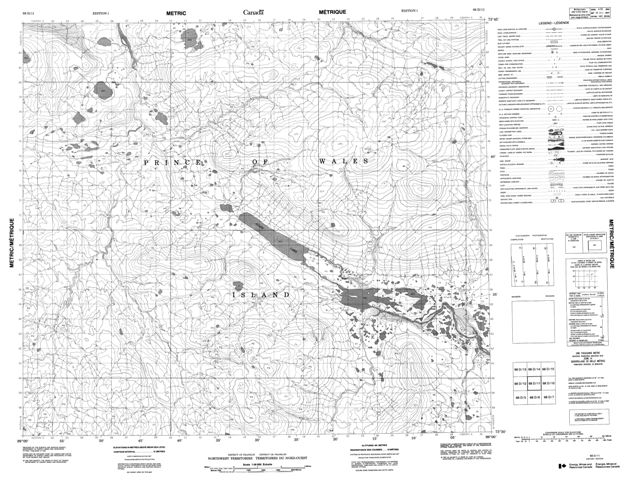 No Title Topographic Paper Map 068D11 at 1:50,000 scale