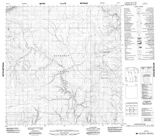 No Title Topographic Paper Map 068H14 at 1:50,000 scale