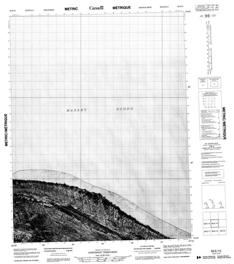 No Title Topographic Paper Map 069E15 at 1:50,000 scale