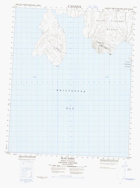 Elve Point Topographic Paper Map 069F02 at 1:50,000 scale