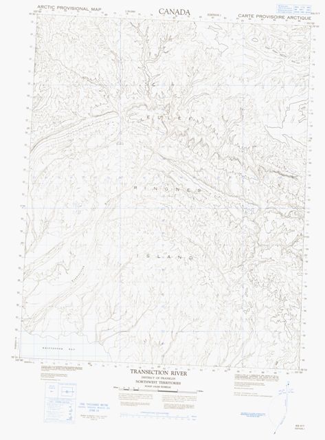 Transection River Topographic Paper Map 069F07 at 1:50,000 scale