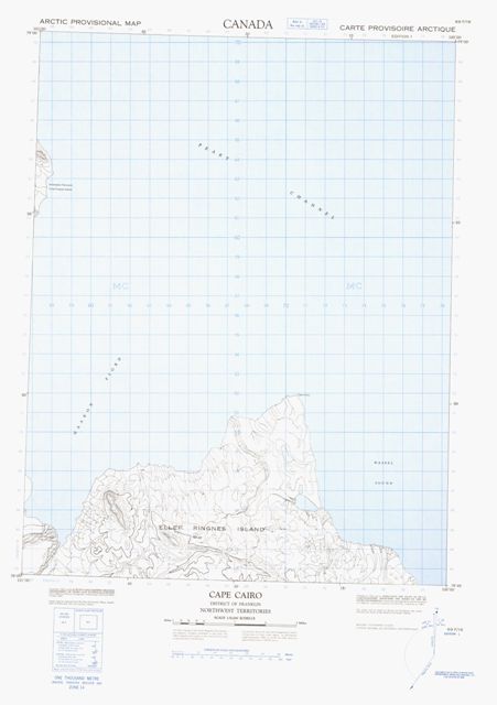 Cape Cairo Topographic Paper Map 069F16 at 1:50,000 scale