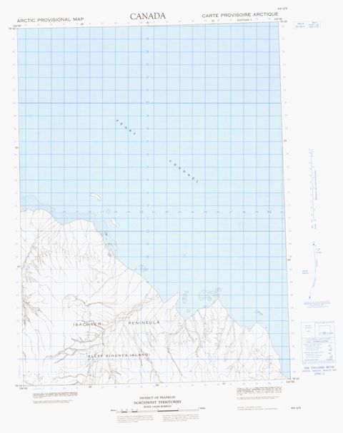 No Title Topographic Paper Map 069G05 at 1:50,000 scale